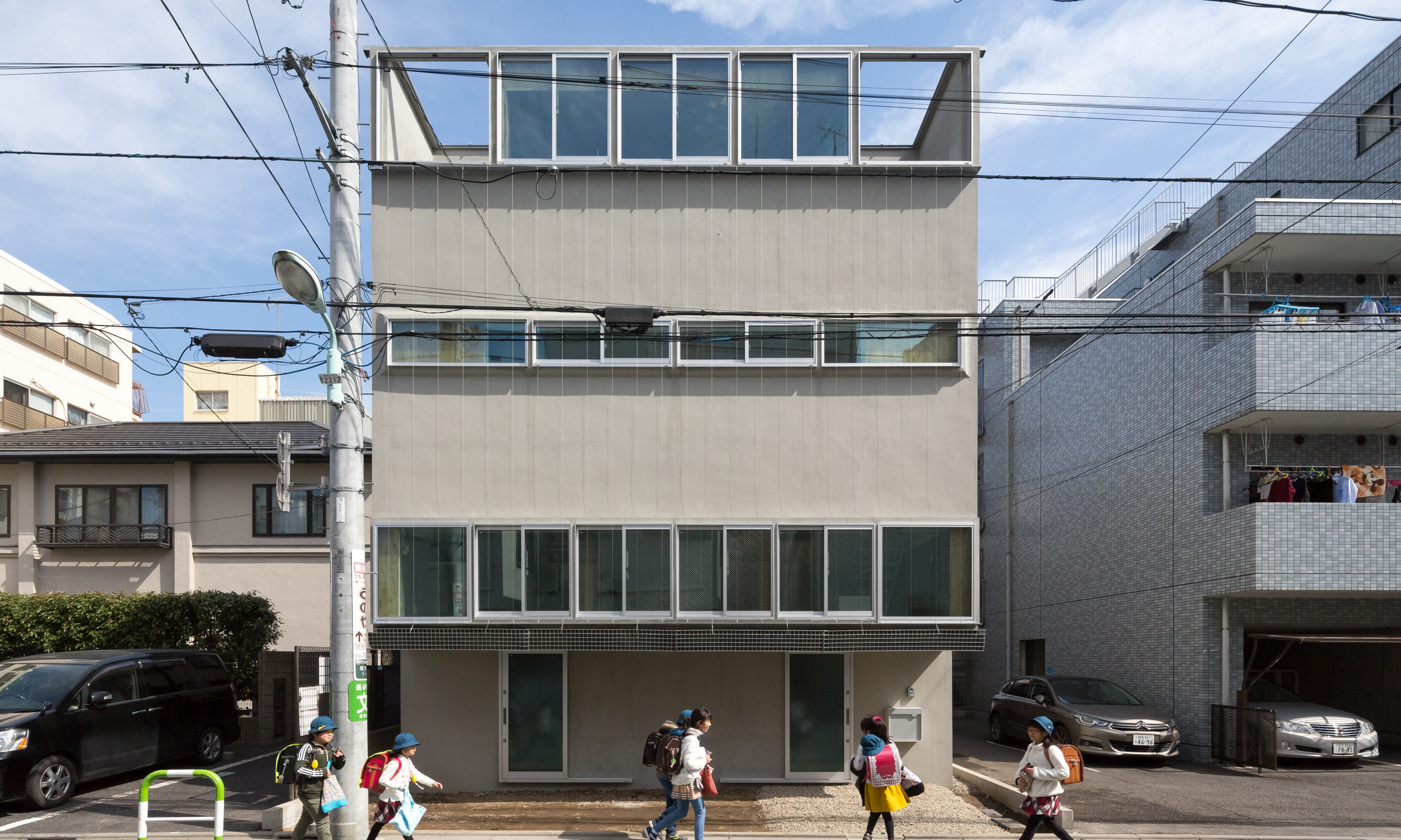 三業通りの住宅